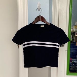 BRANDY MELVILLE | soft striped crop top